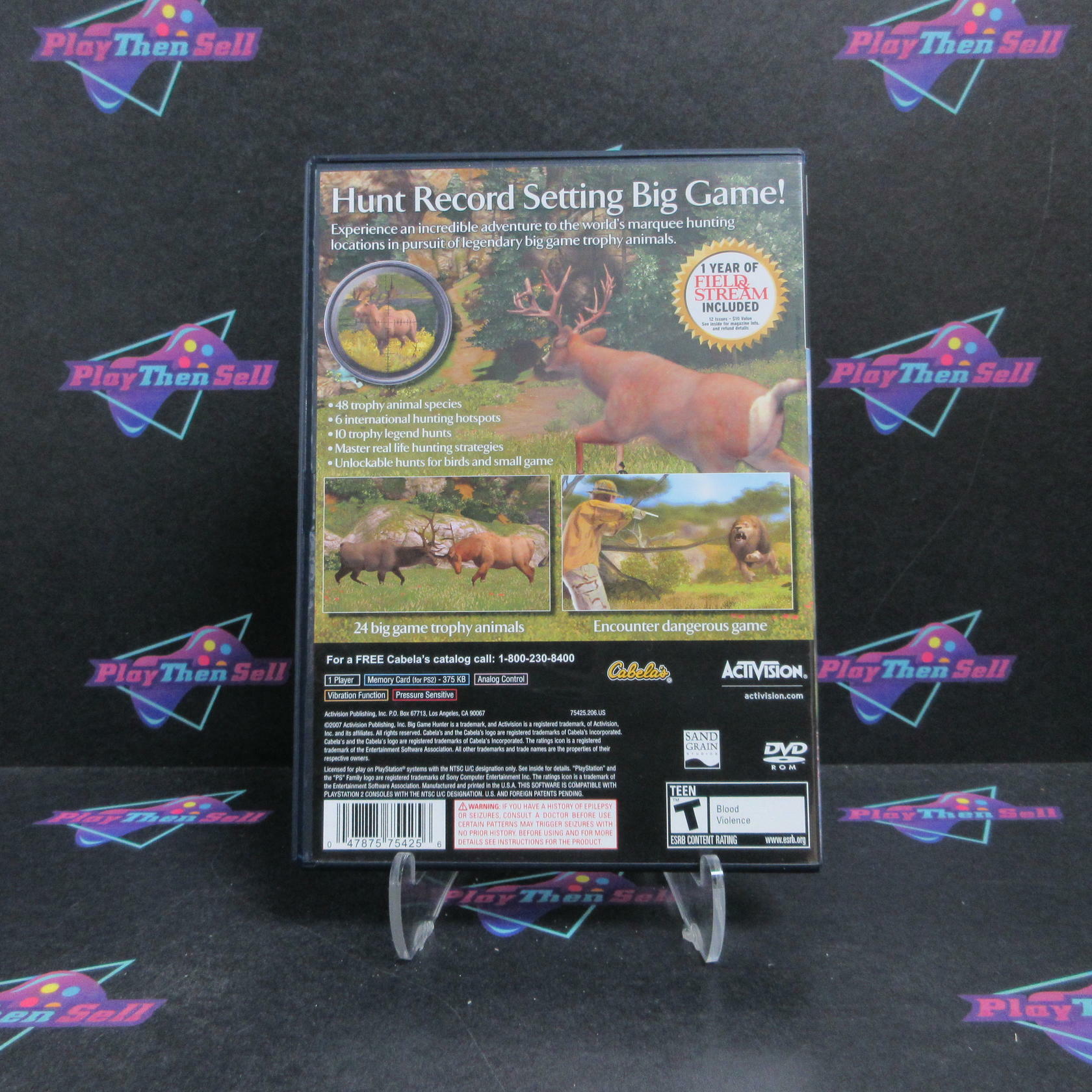 Cabela's Big Game Hunter 2008 PS2 PlayStation 2 Complete - Excellent