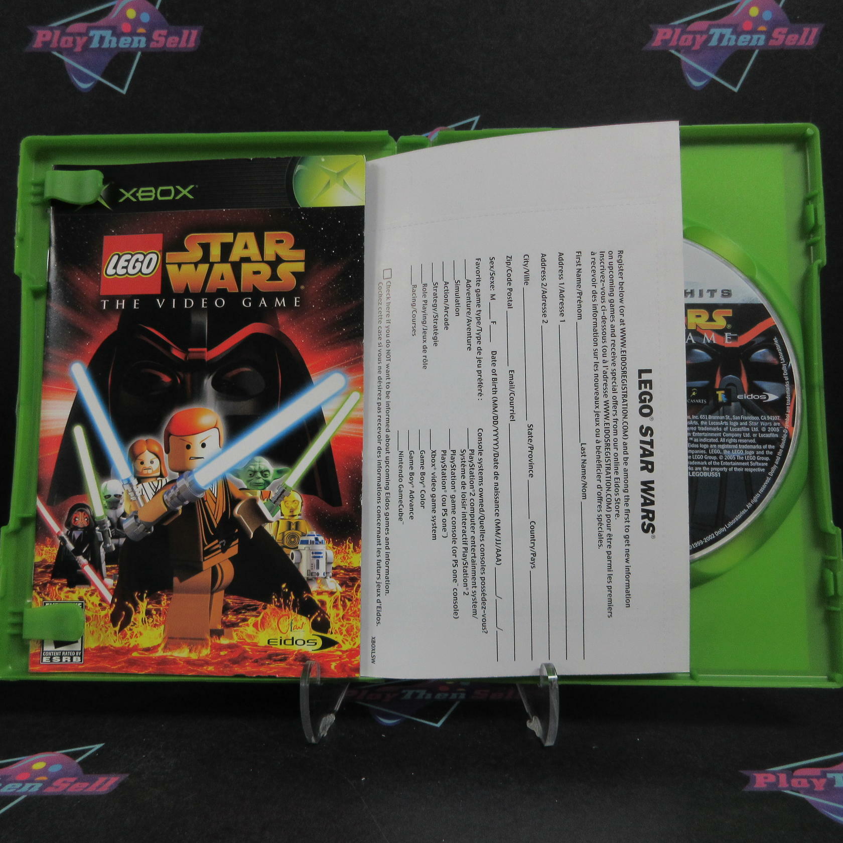 Lego Star Wars Xbox Platinum Hits + Reg Card Complete - Excellent