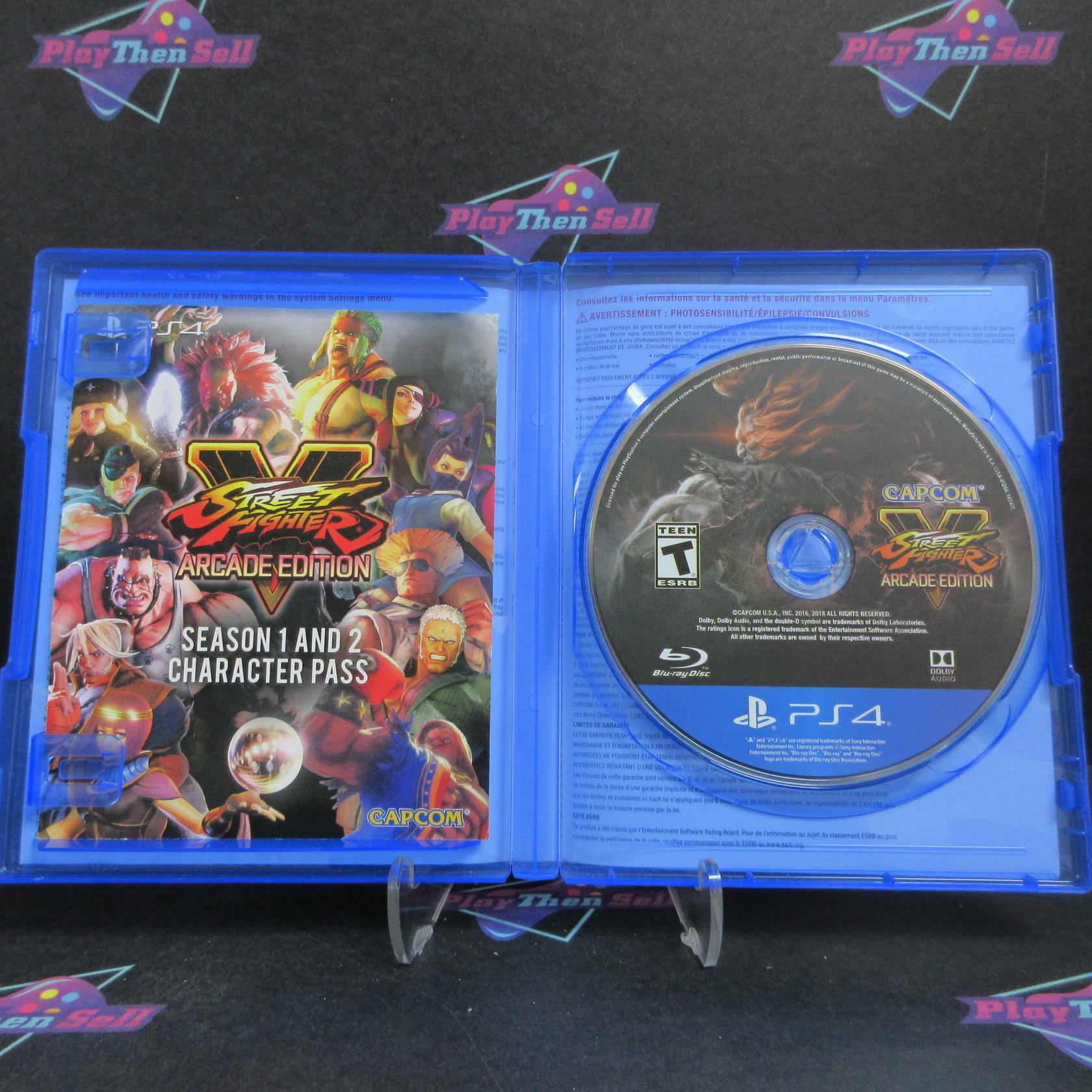 Street Fighter V Arcade Edition PS4 PlayStation 4 Complete - Very Good