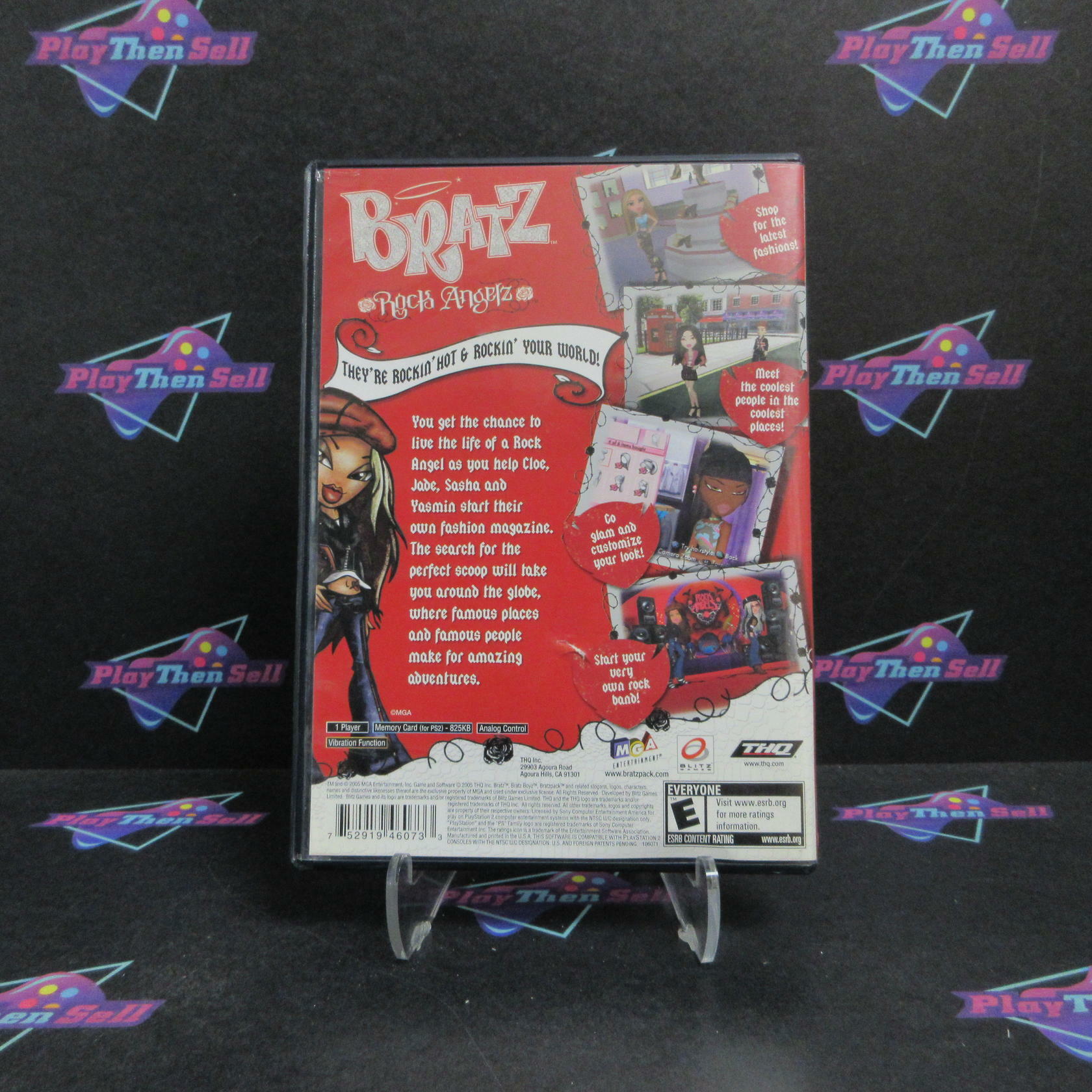 Bratz Rock Angelz PS2 PlayStation 2 Complete - Very Good