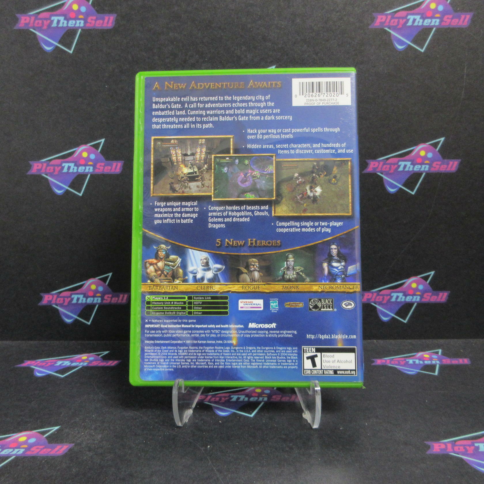 Baldur's Gate Dark Alliance 2 Xbox Complete - Refurbished