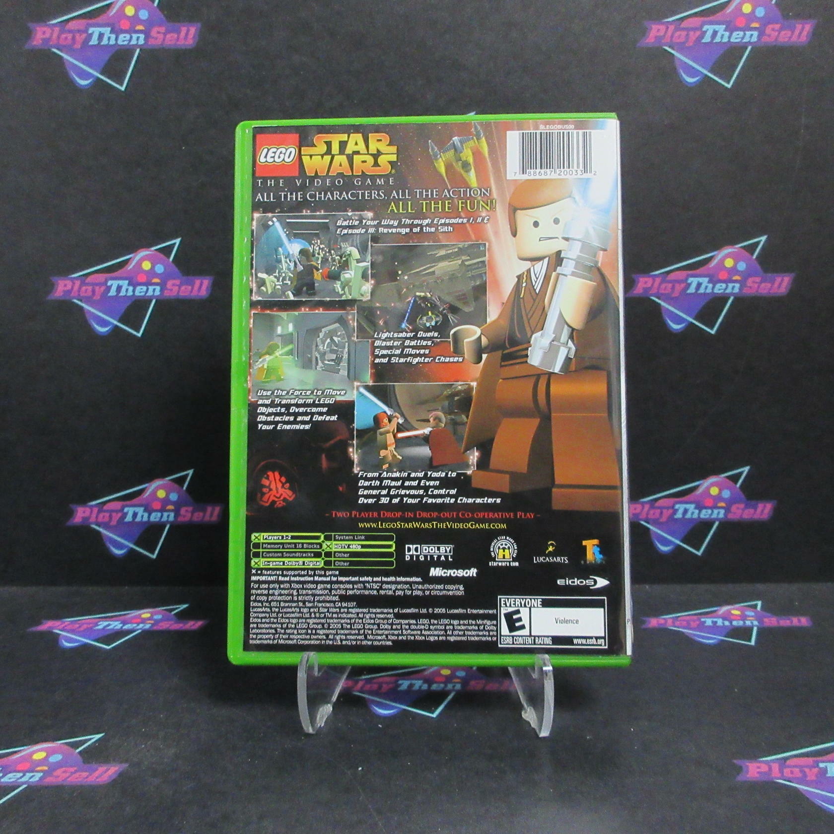 Lego Star Wars Xbox Platinum Hits + Reg Card Complete - Refurbished