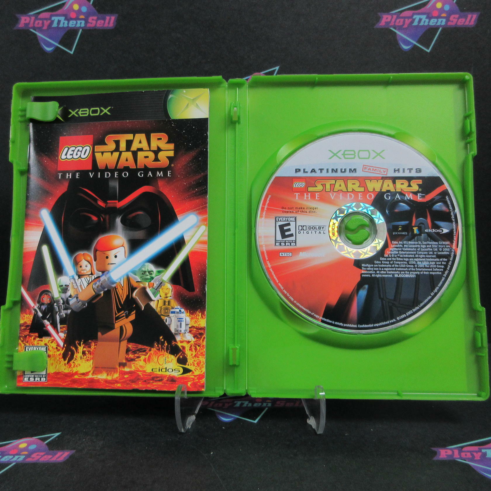 Lego Star Wars Xbox Platinum Hits + Reg Card Complete - Excellent