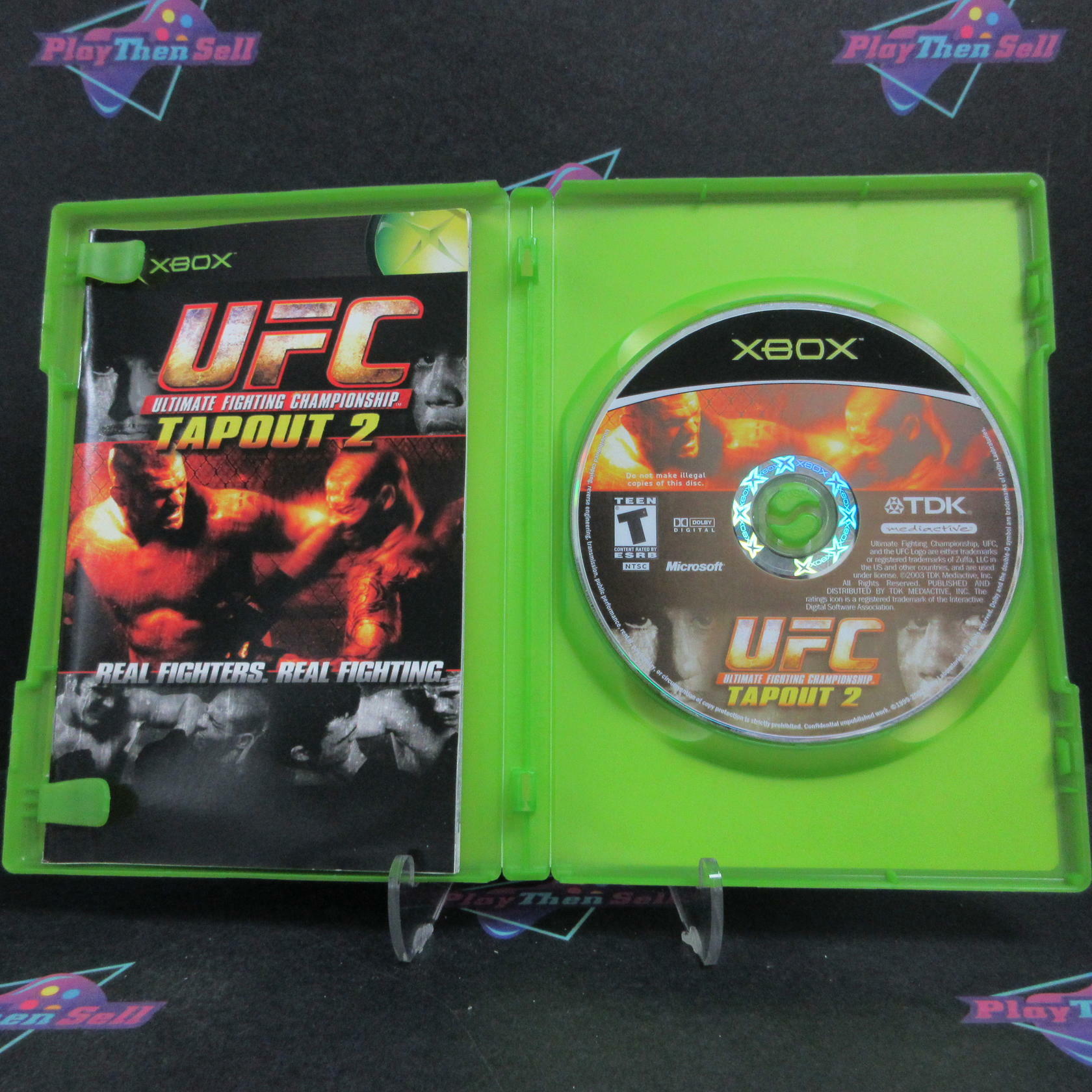 UFC Ultimate Fighting Championship Tapout 2 Xbox + Reg Card Complete - Excellent