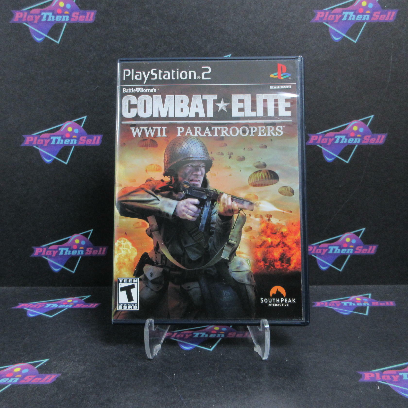 Combat Elite WWII Paratroopers PS2 PlayStation 2 Complete - Refurbished