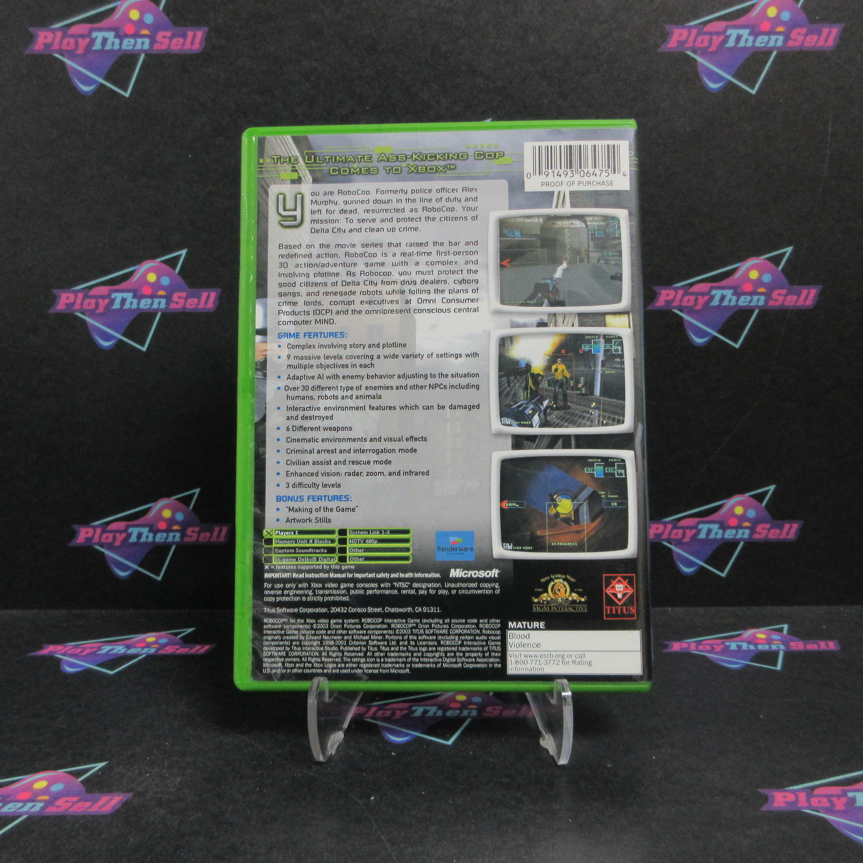 Robocop Xbox Complete - Excellent