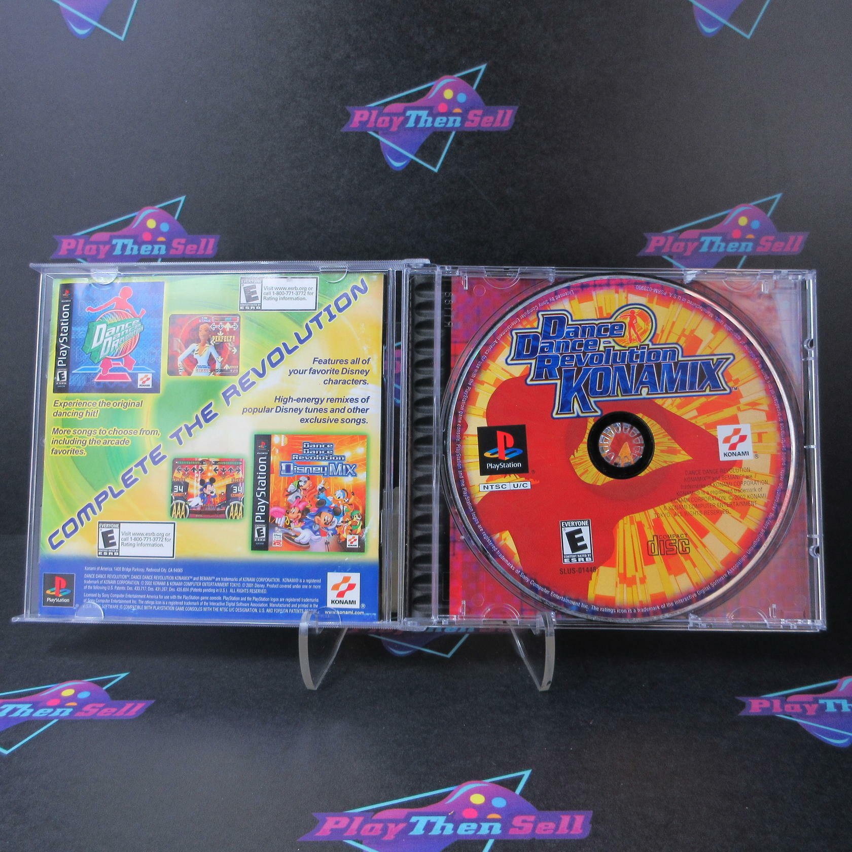 Dance Dance Revolution Konamix PS1 PlayStation 1 + Reg Card Complete - Refurbished