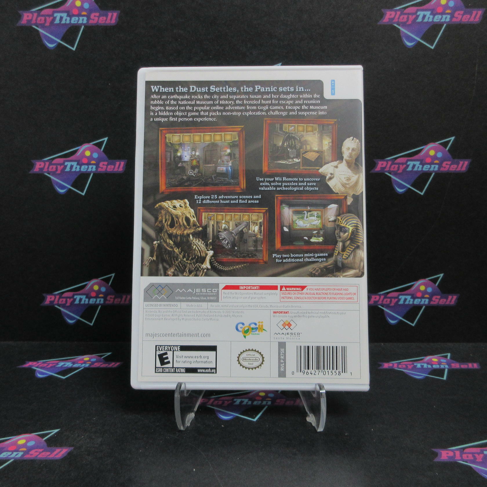 Escape The Museum Nintendo Wii Complete - Refurbished