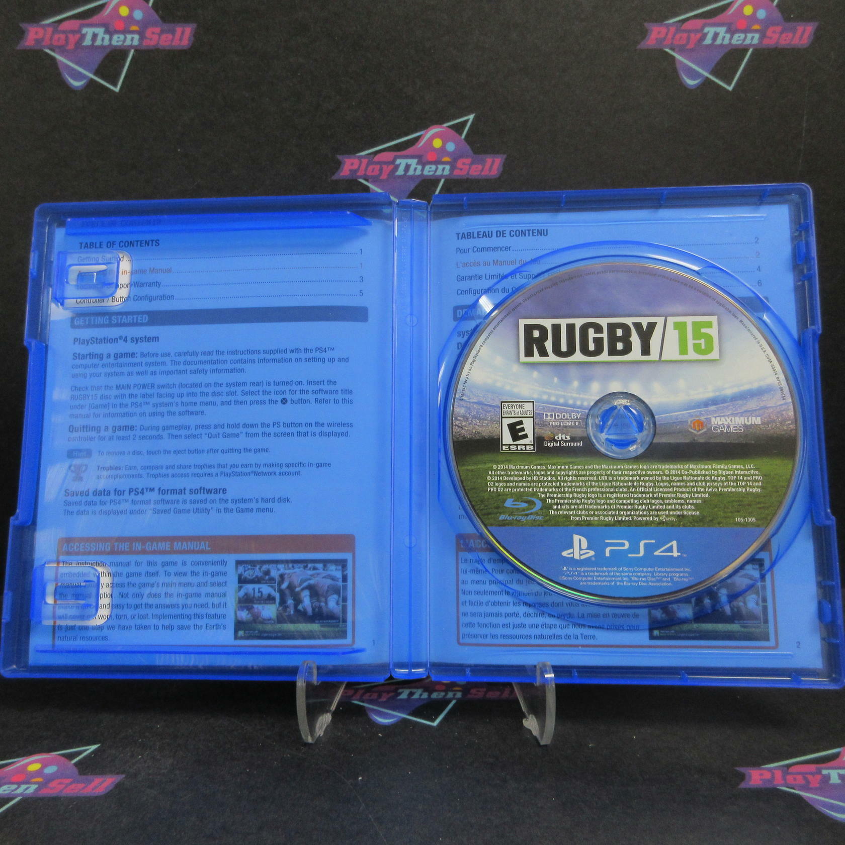 Rugby 15 PS4 PlayStation 4 Complete - Very Good