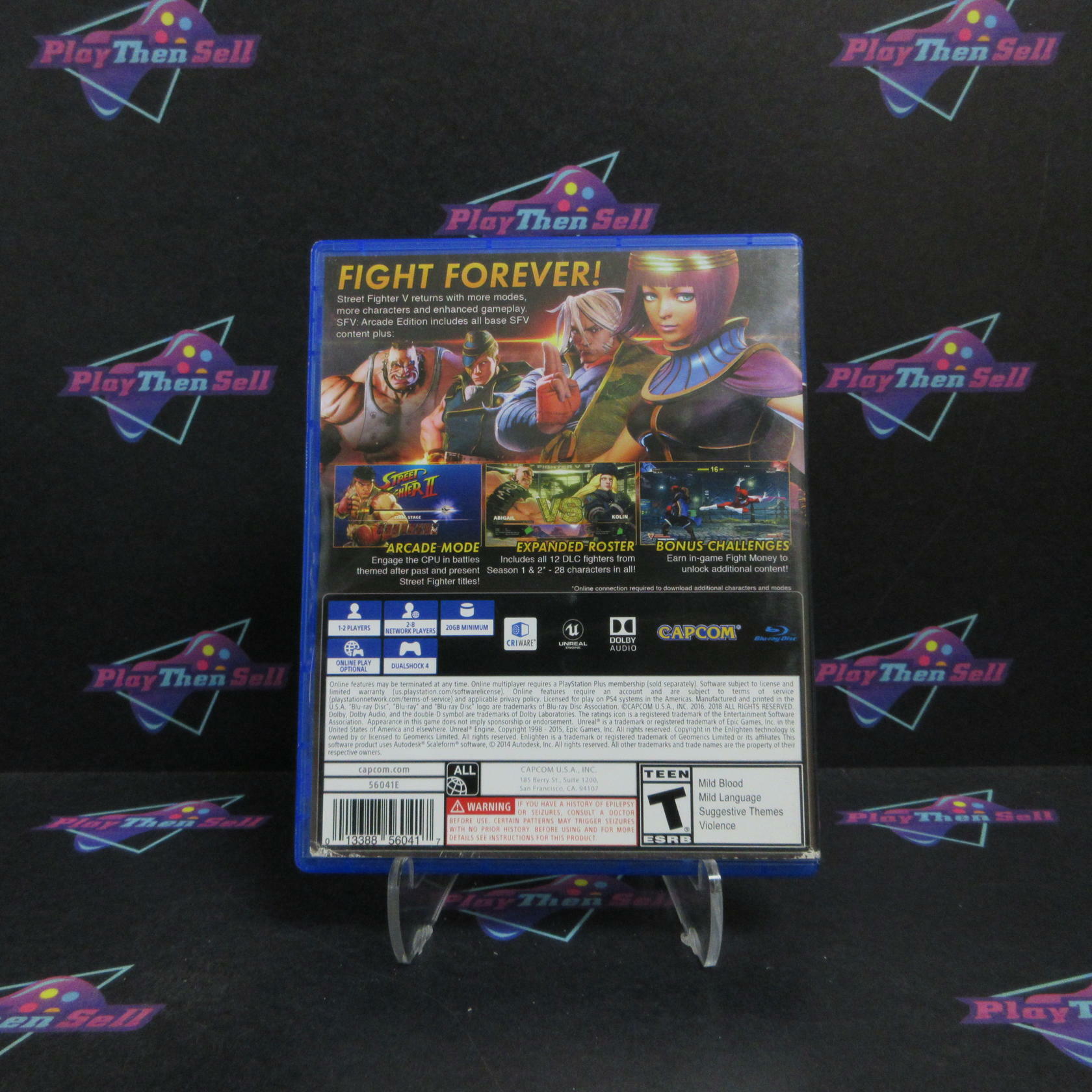 Street Fighter V Arcade Edition PS4 PlayStation 4 Complete - Very Good