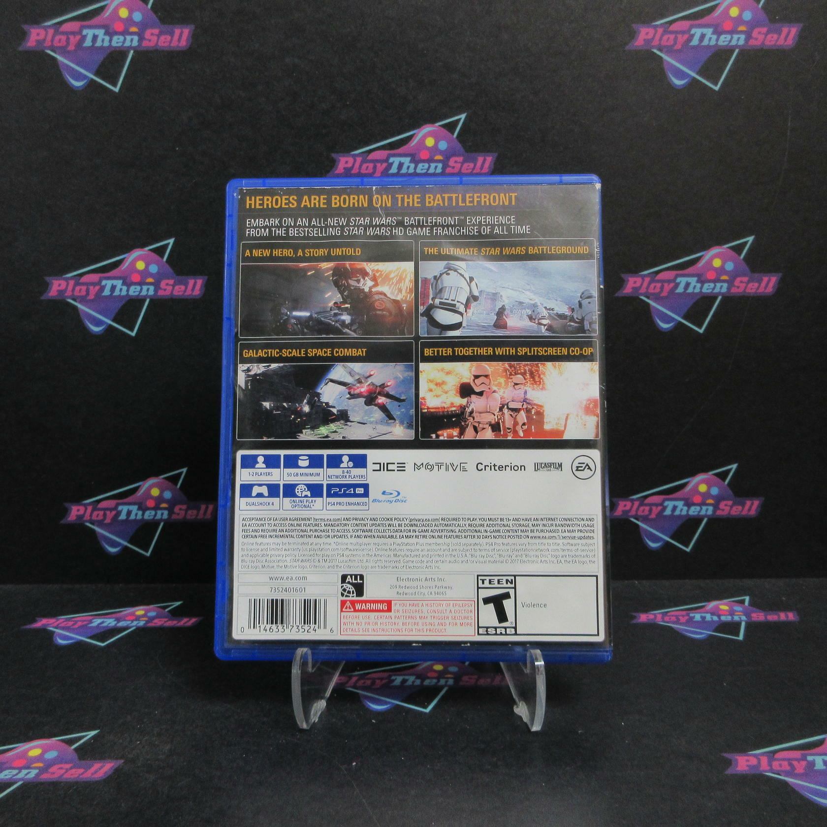 Star Wars Battlefront 2 PS4 PlayStation 4 Complete - Very Good