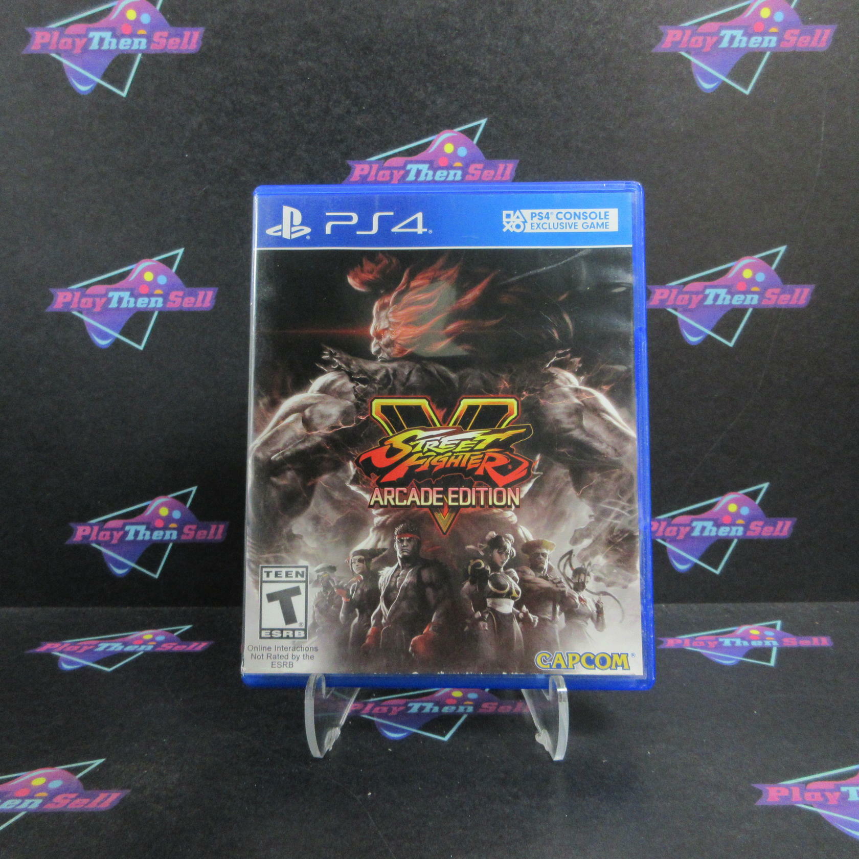 Street Fighter V Arcade Edition PS4 PlayStation 4 Complete - Very Good