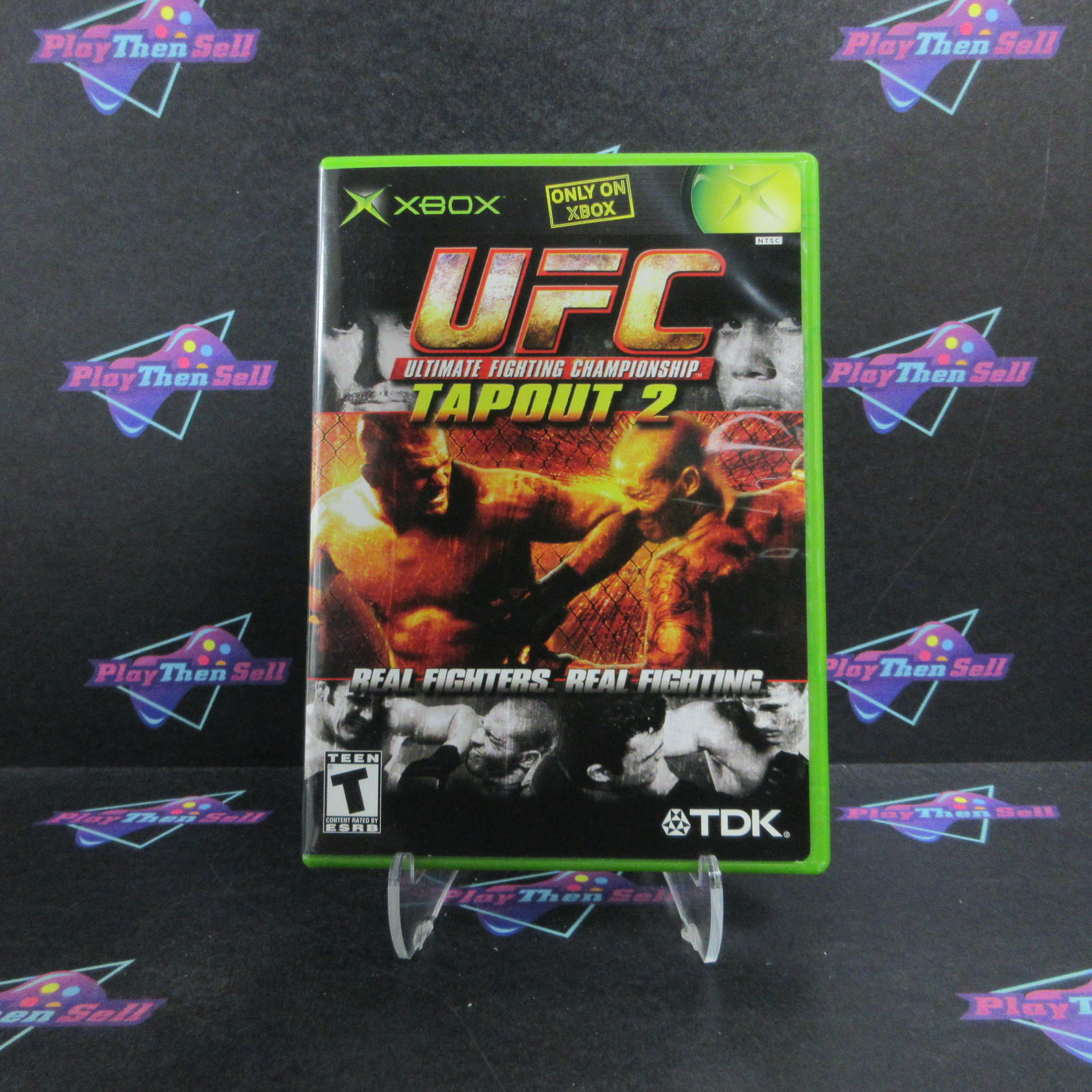 UFC Ultimate Fighting Championship Tapout 2 Xbox + Reg Card Complete - Refurbished
