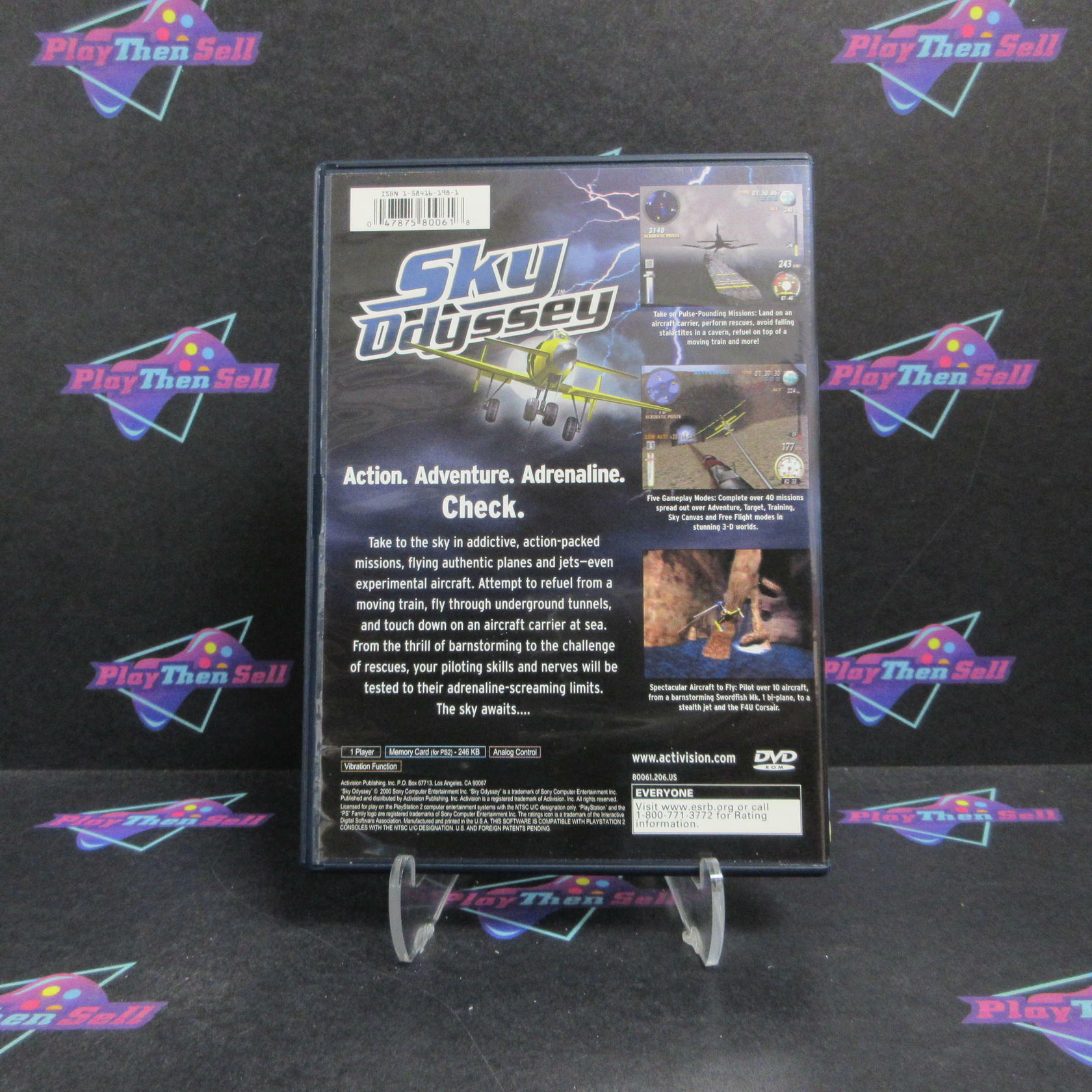 Sky Odyssey PS2 PlayStation 2 + Reg Card Complete - Excellent