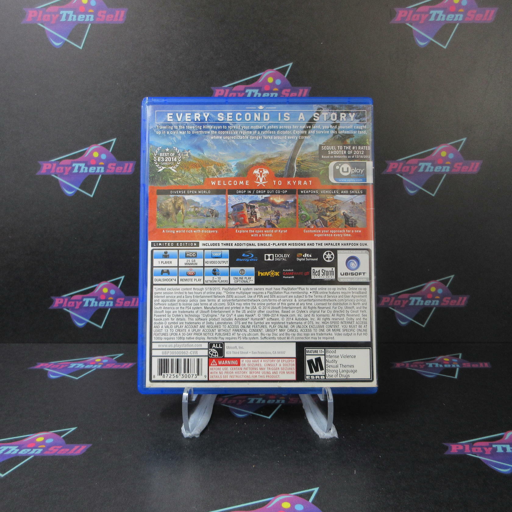 Far Cry 4 Limited Edition PS4 PlayStation 4 Complete - Very Good