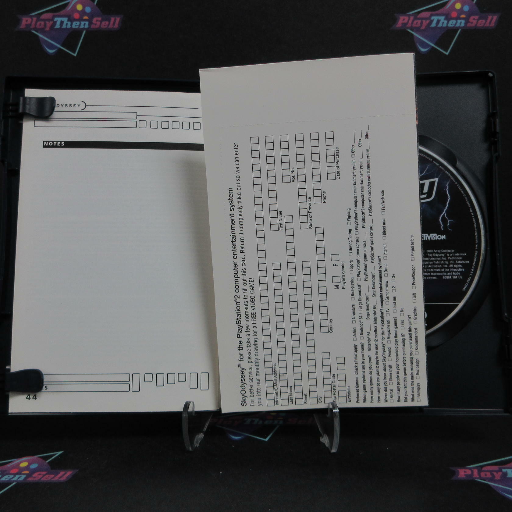 Sky Odyssey PS2 PlayStation 2 + Reg Card Complete - Excellent