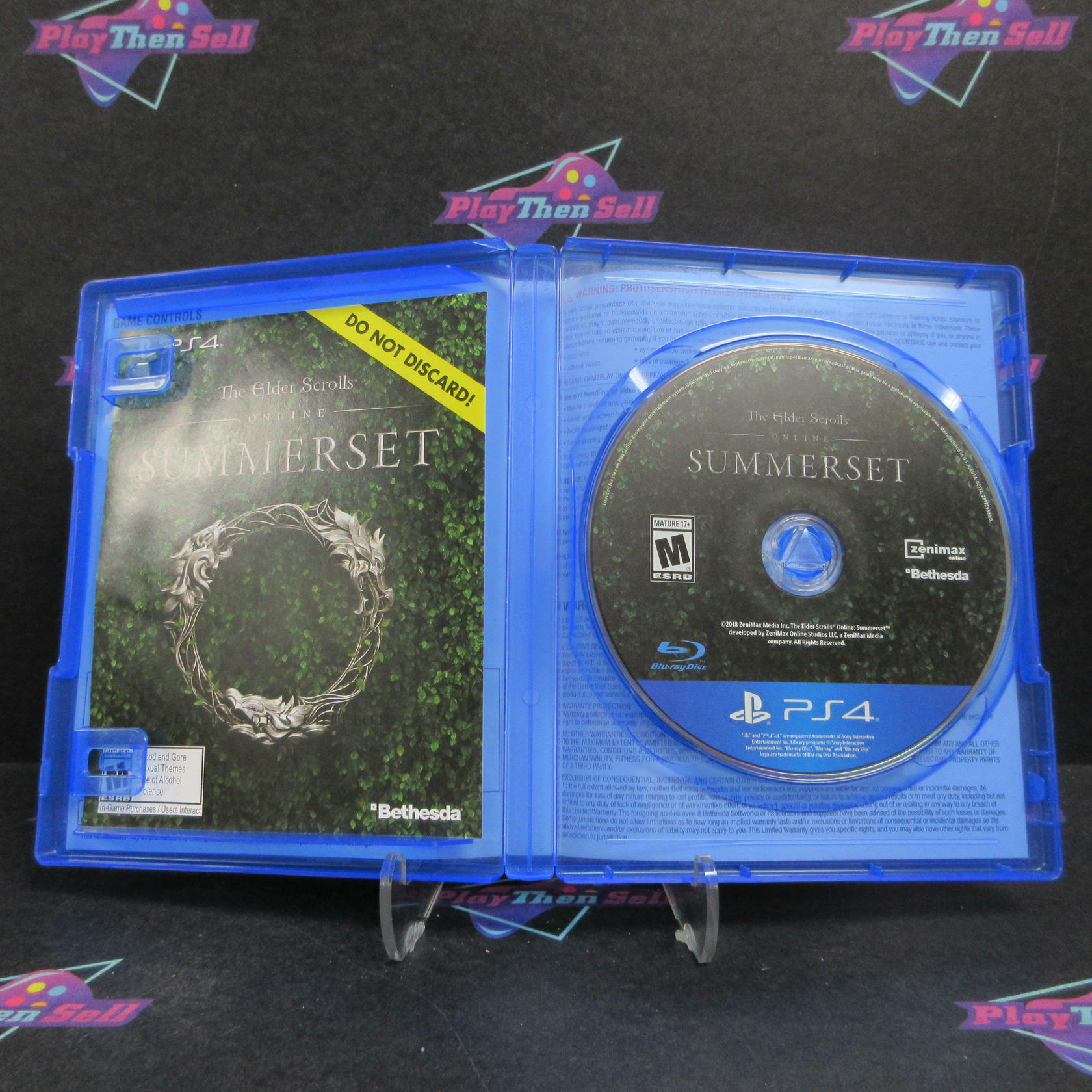 The Elder Scrolls Online Summerset PS4 PlayStation 4 Complete - Refurbished