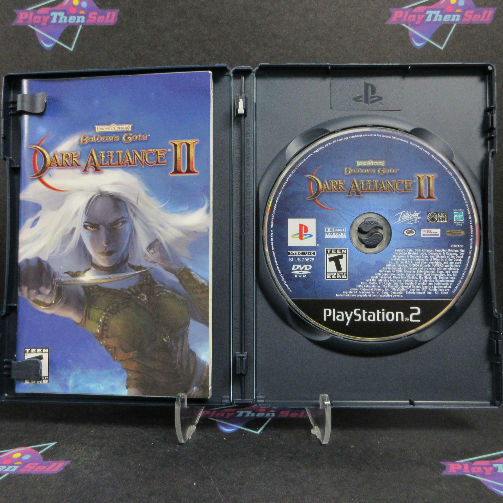 Baldur's Gate Dark Alliance 2 PS2 PlayStation 2 Complete - Excellent