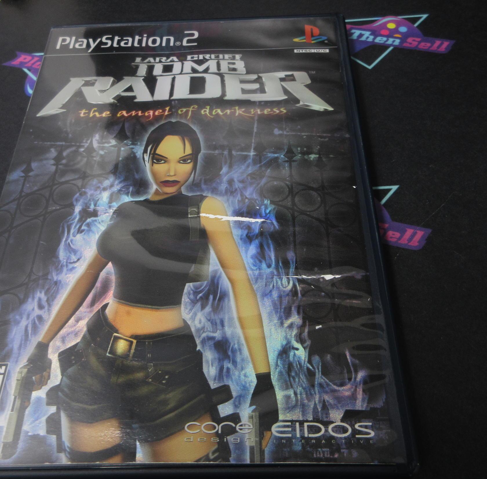 Tomb Raider Angel Of Darkness PS2 PlayStation 2 + Reg Card Complete - Very Good