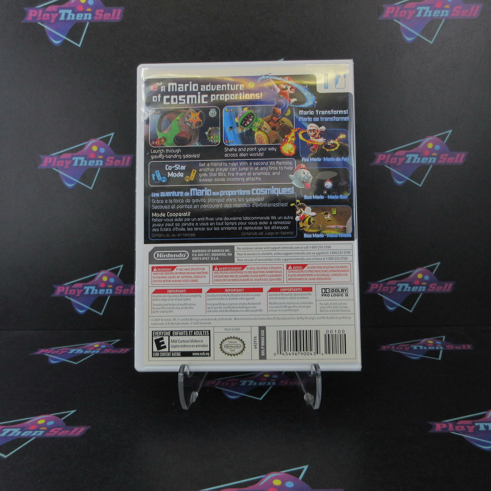 Super Mario Galaxy Nintendo Wii Complete - Very Good