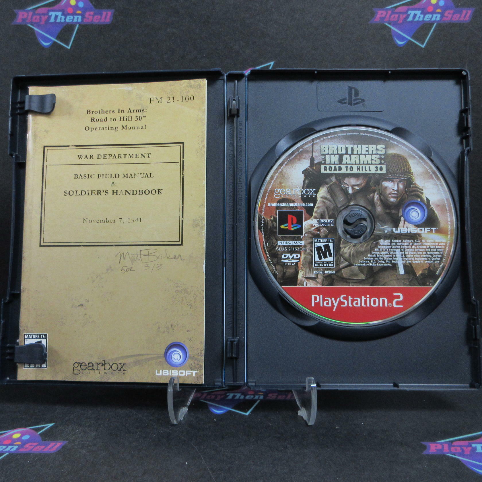 Brothers in Arms Road to Hill 30 PlayStation 2 GH + Reg Complete - Very Good
