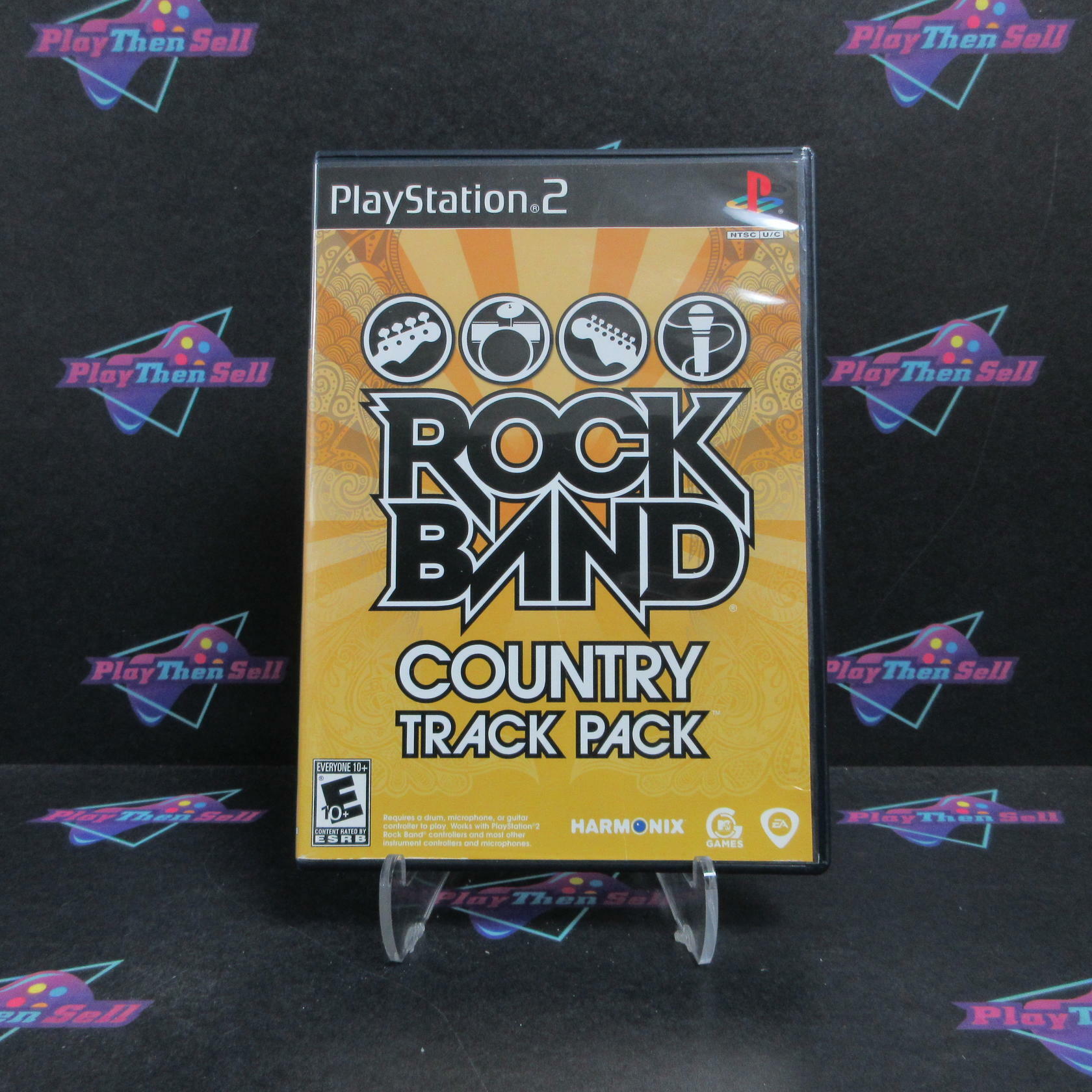 Rock Band Country Track Pack PS2 PlayStation 2 Complete - Very Good