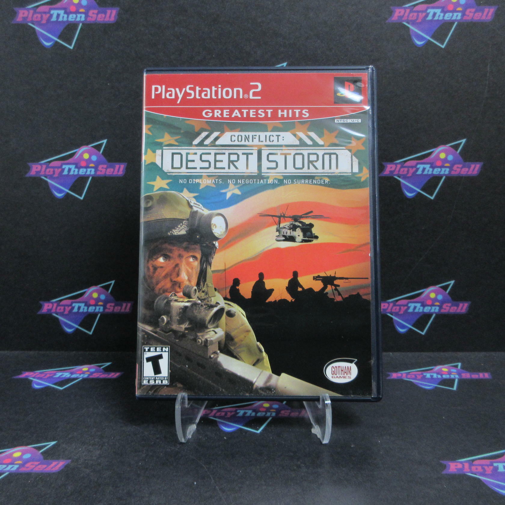 Conflict Desert Storm PS2 PlayStation 2 GH + Reg Card Complete - Very Good