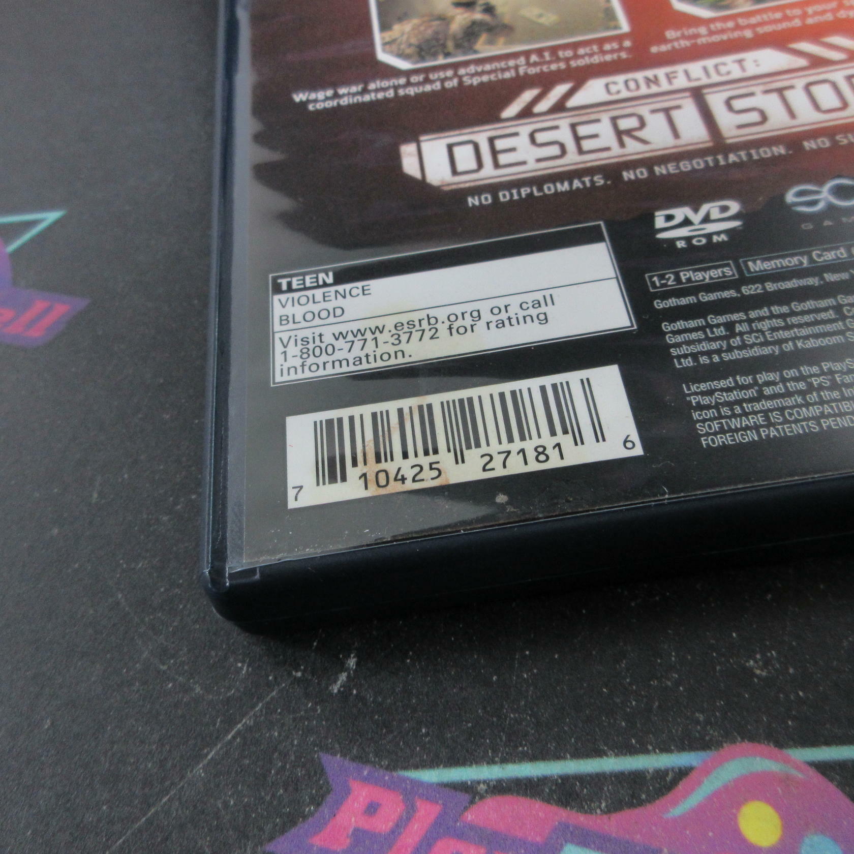 Conflict Desert Storm PS2 PlayStation 2 GH + Reg Card Complete - Very Good