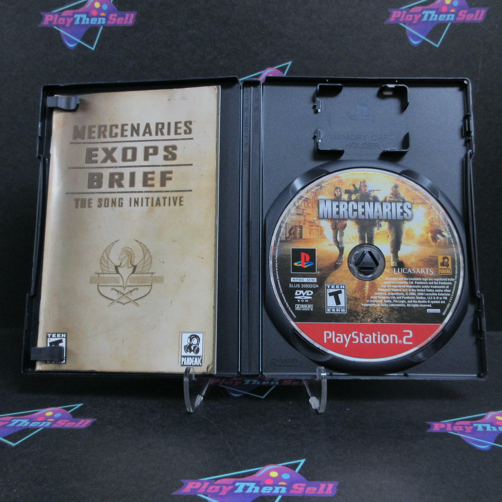 Mercenaries Playground of Destruction PS2 GH + Reg Card Complete - Very Good