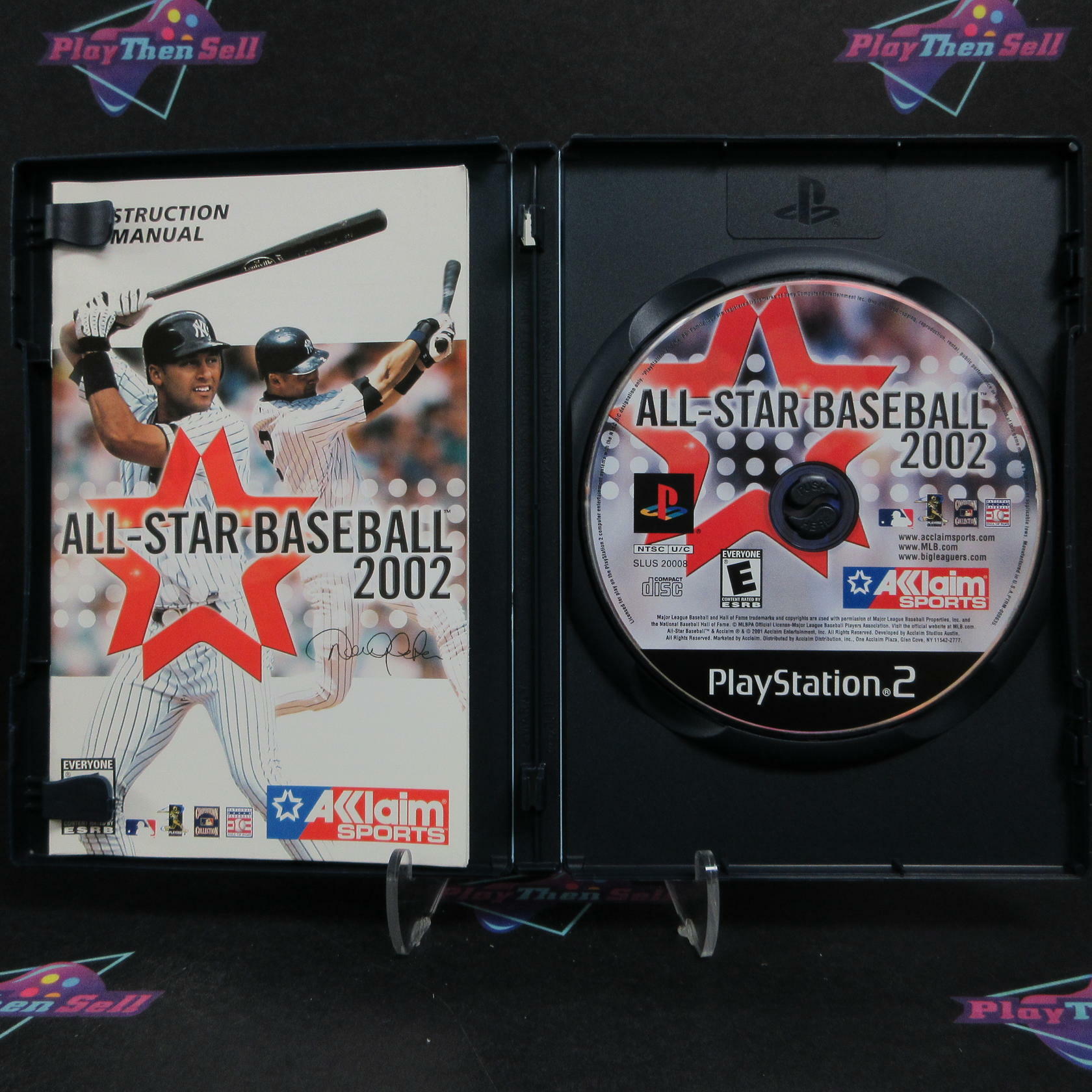 All Star Baseball 2002 PS2 PlayStation 2 + Reg Card Complete - Excellent