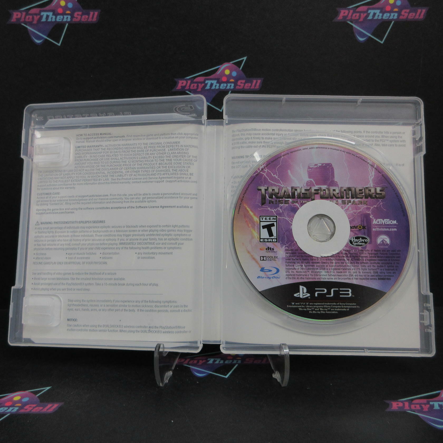 Transformers Rise of the Dark Spark PS3 PlayStation 3 Complete - Very Good