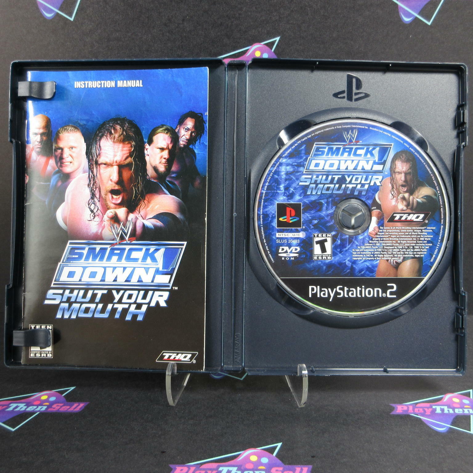 WWE Smackdown! Shut Your Mouth PS2 PlayStation 2 Complete - Very Good