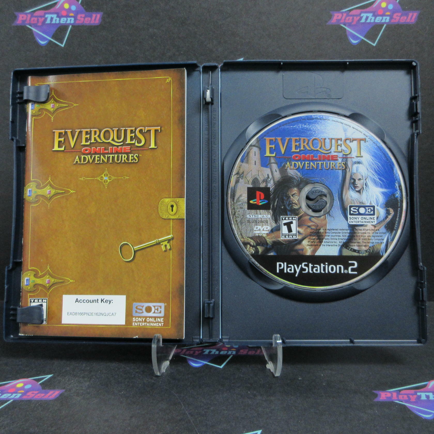 Everquest Online Adventures PS2 PlayStation 2 Complete - Excellent