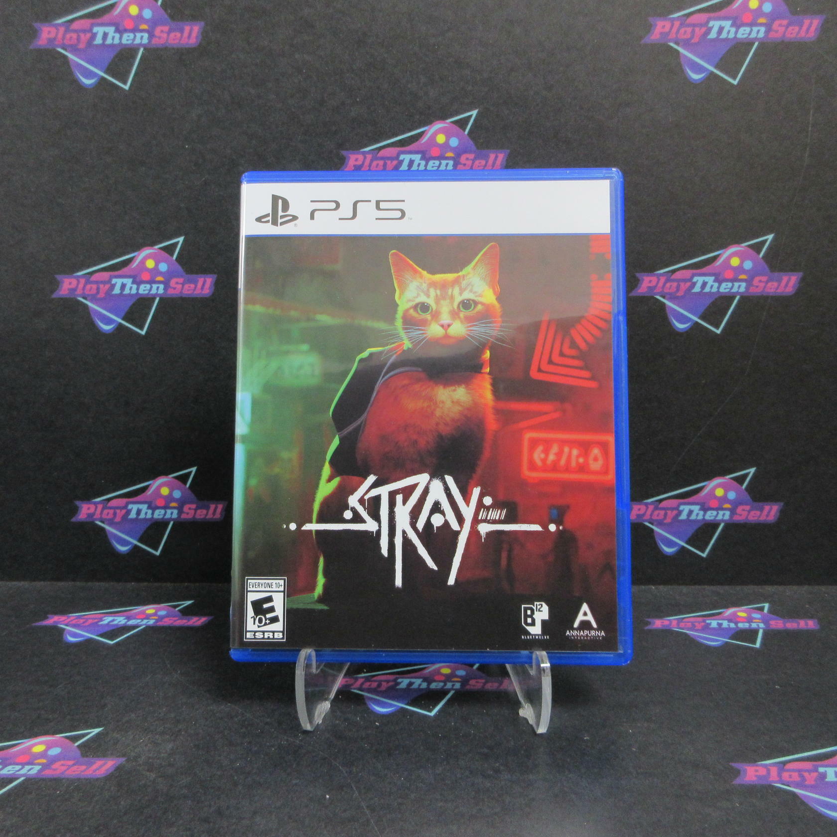 Stray PS5 PlayStation 5 + Art Cards Complete - Refurbished