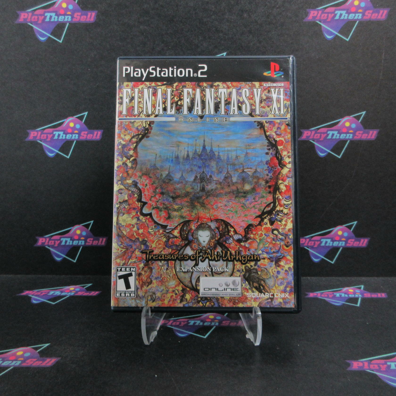 Final Fantasy XI Treasures Ahi Urhgan PS2 PlayStation 2 + Reg Card - Excellent