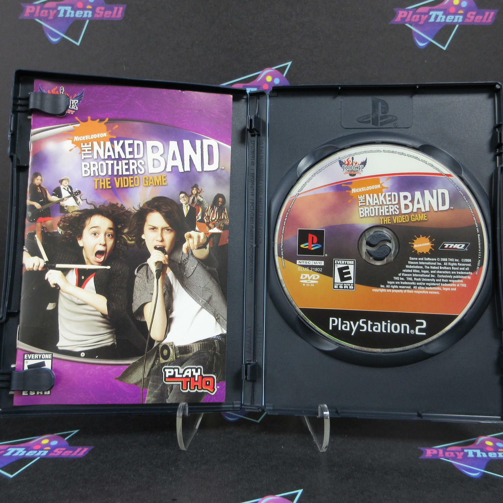 Naked Brothers Band PS2 PlayStation 2 Complete - Excellent