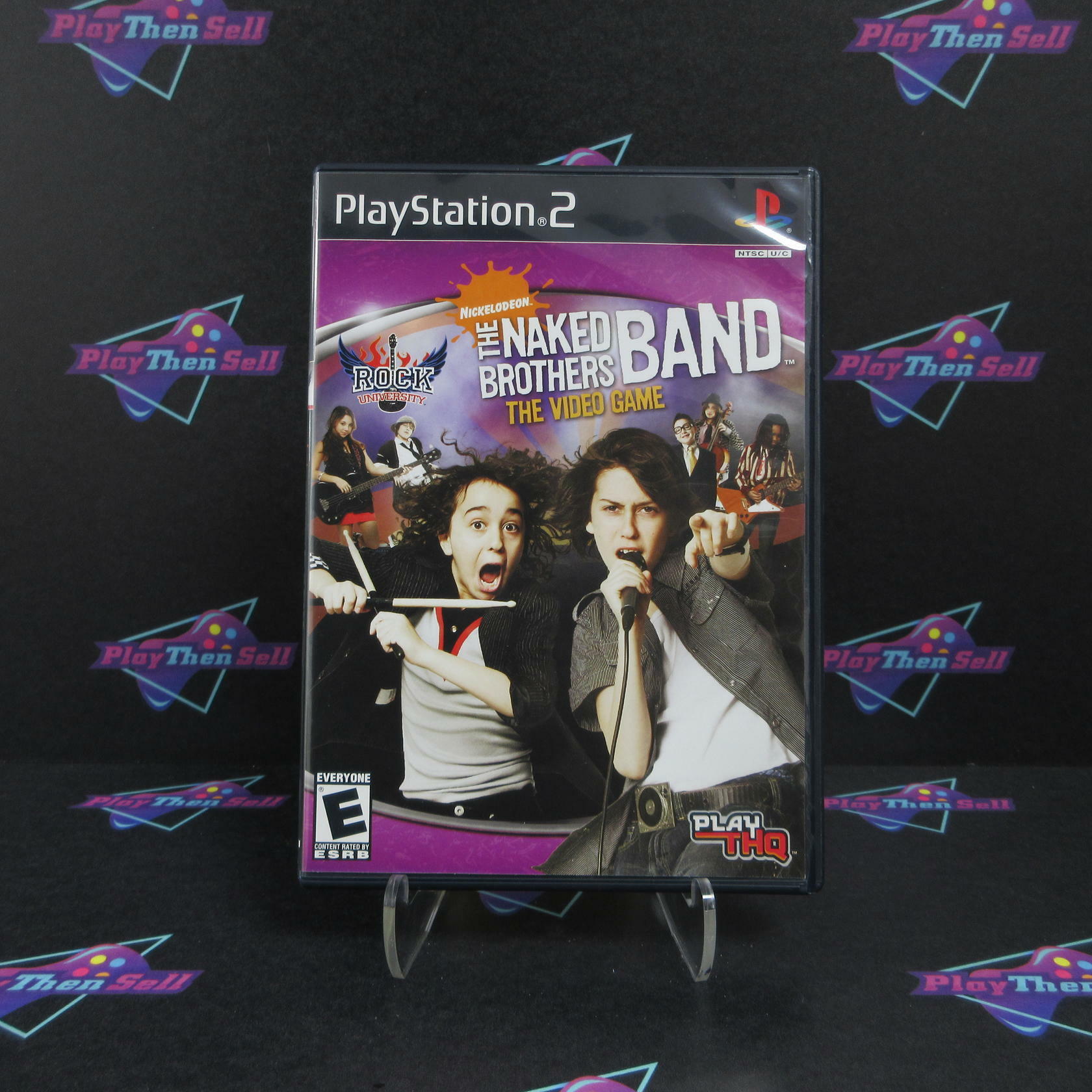 Naked Brothers Band PS2 PlayStation 2 Complete - Excellent