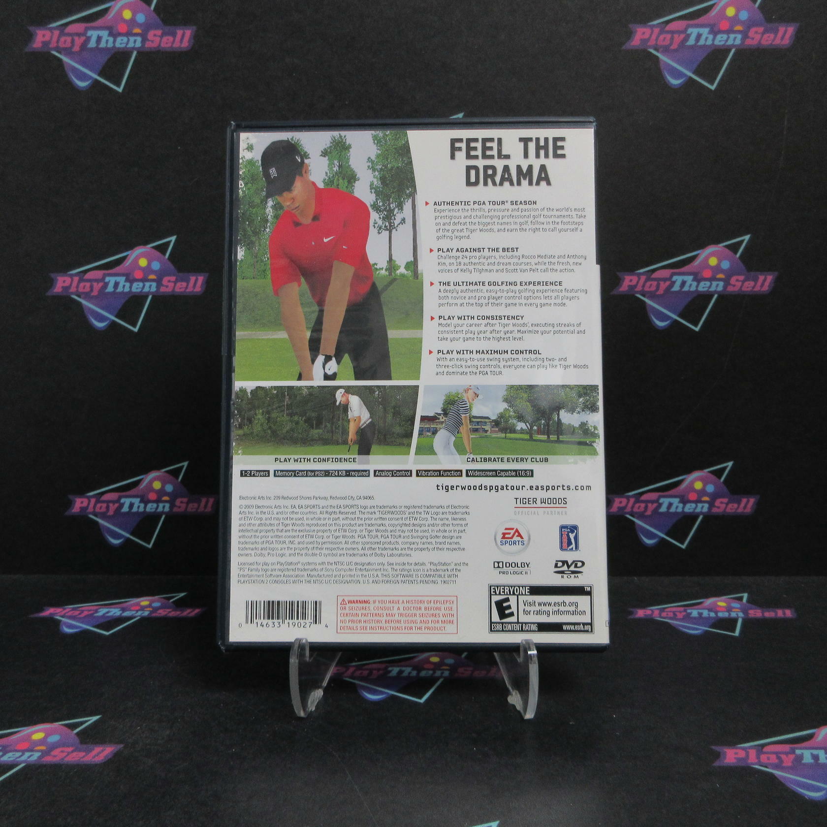 Tiger Woods PGA Tour 10 PS2 PlayStation 2 Complete - Excellent