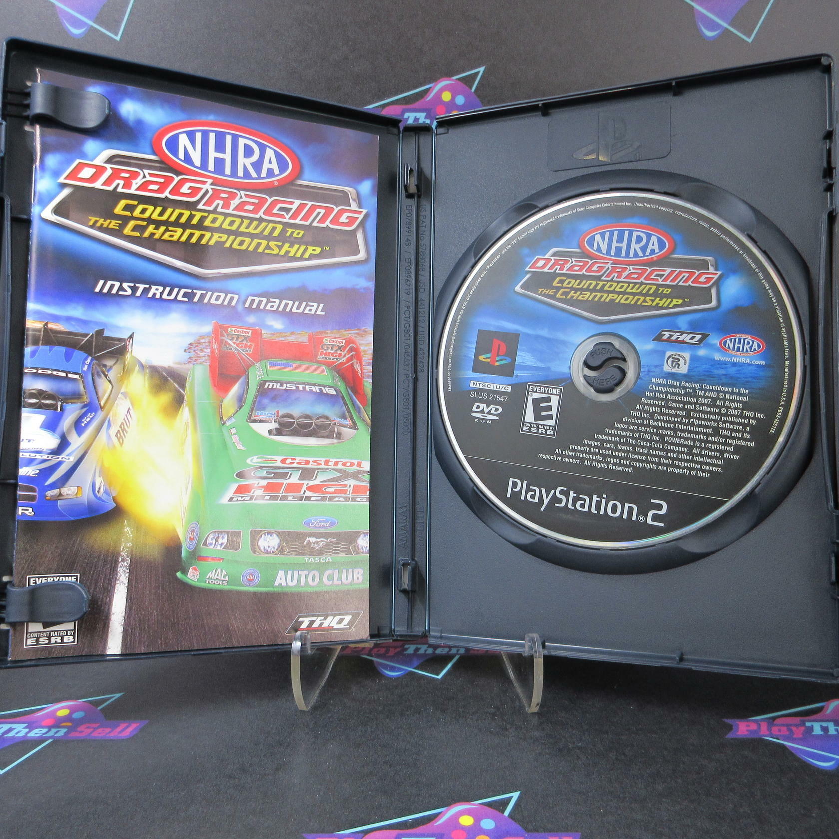 NHRA Countdown to the Championship 2007 PS2 PlayStation 2 Complete - Very Good