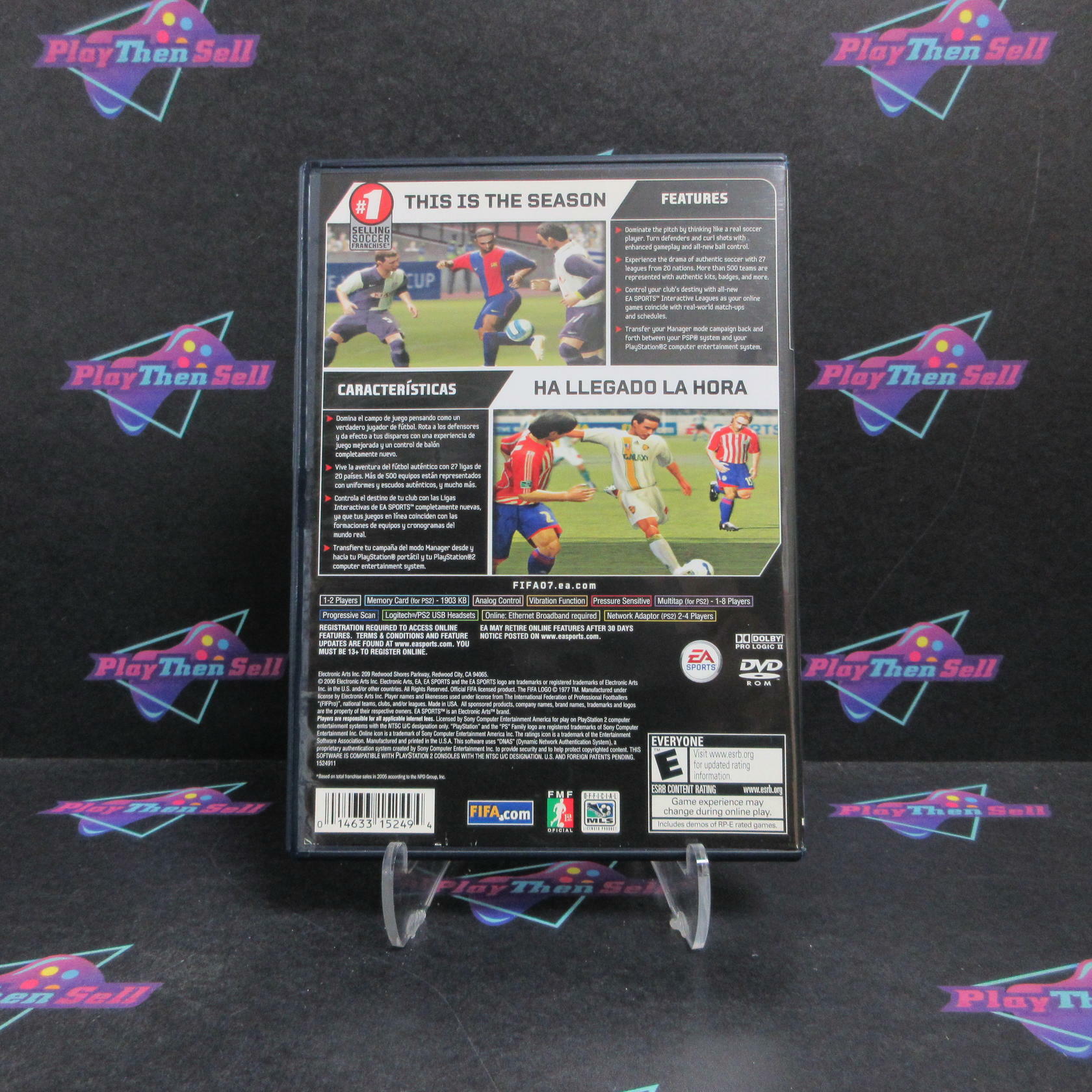 FIFA Soccer 07 PS2 PlayStation 2 Complete - Excellent