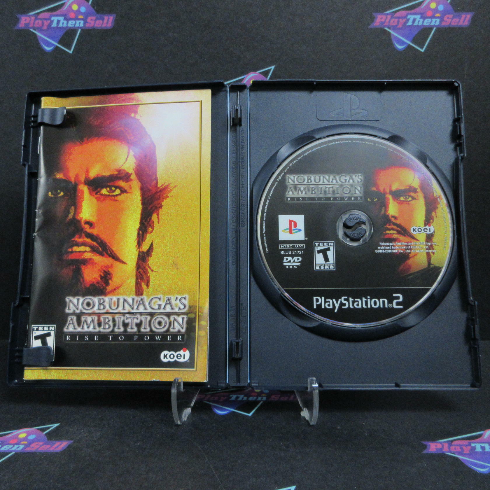 Nobunaga's Ambition Rise to Power PS2 PlayStation 2 Complete - Excellent