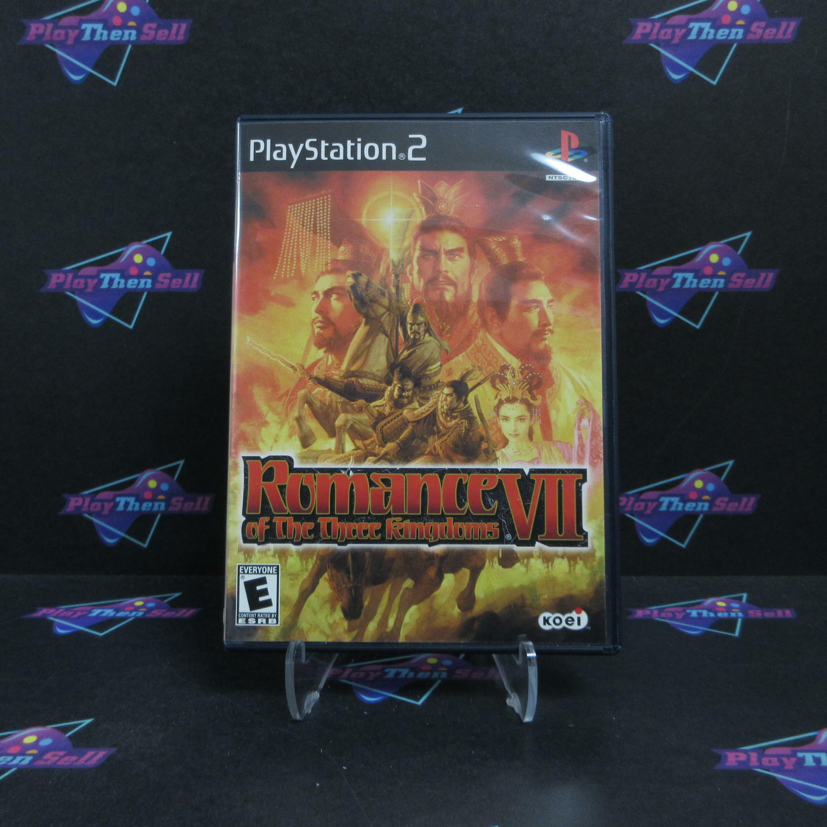 Romance of the Three Kingdoms VII PS2 PlayStation 2 + Reg Complete - Excellent