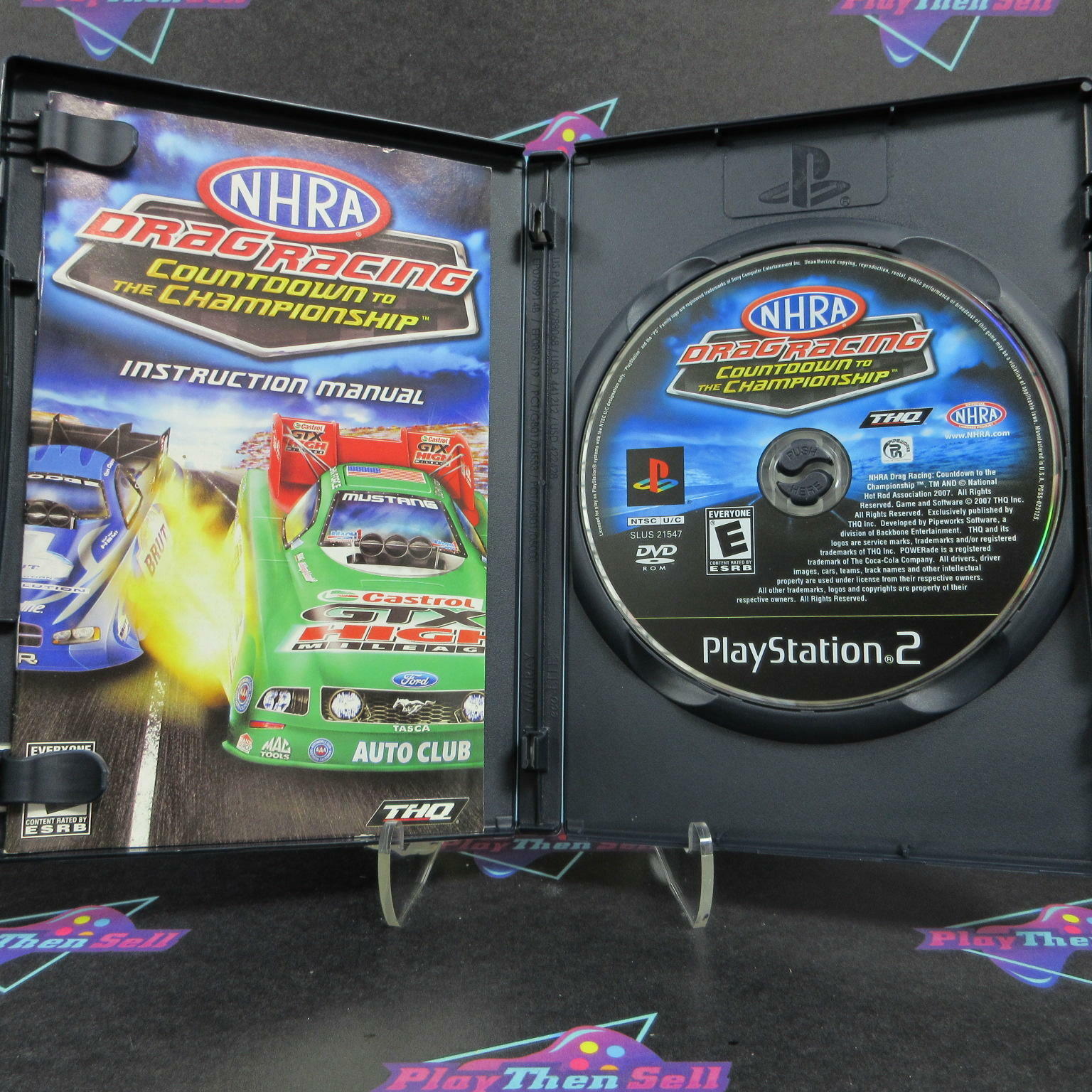 NHRA Countdown to the Championship 2007 PS2 PlayStation 2 Complete - Excellent