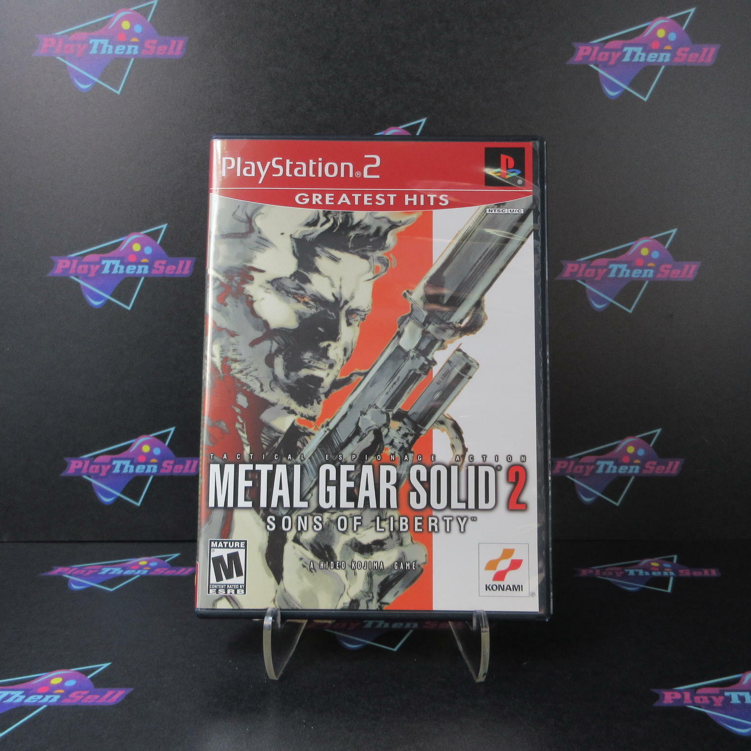 Metal Gear Solid 2 Sons of Liberty PS2 PlayStation 2 GH Complete - Excellent