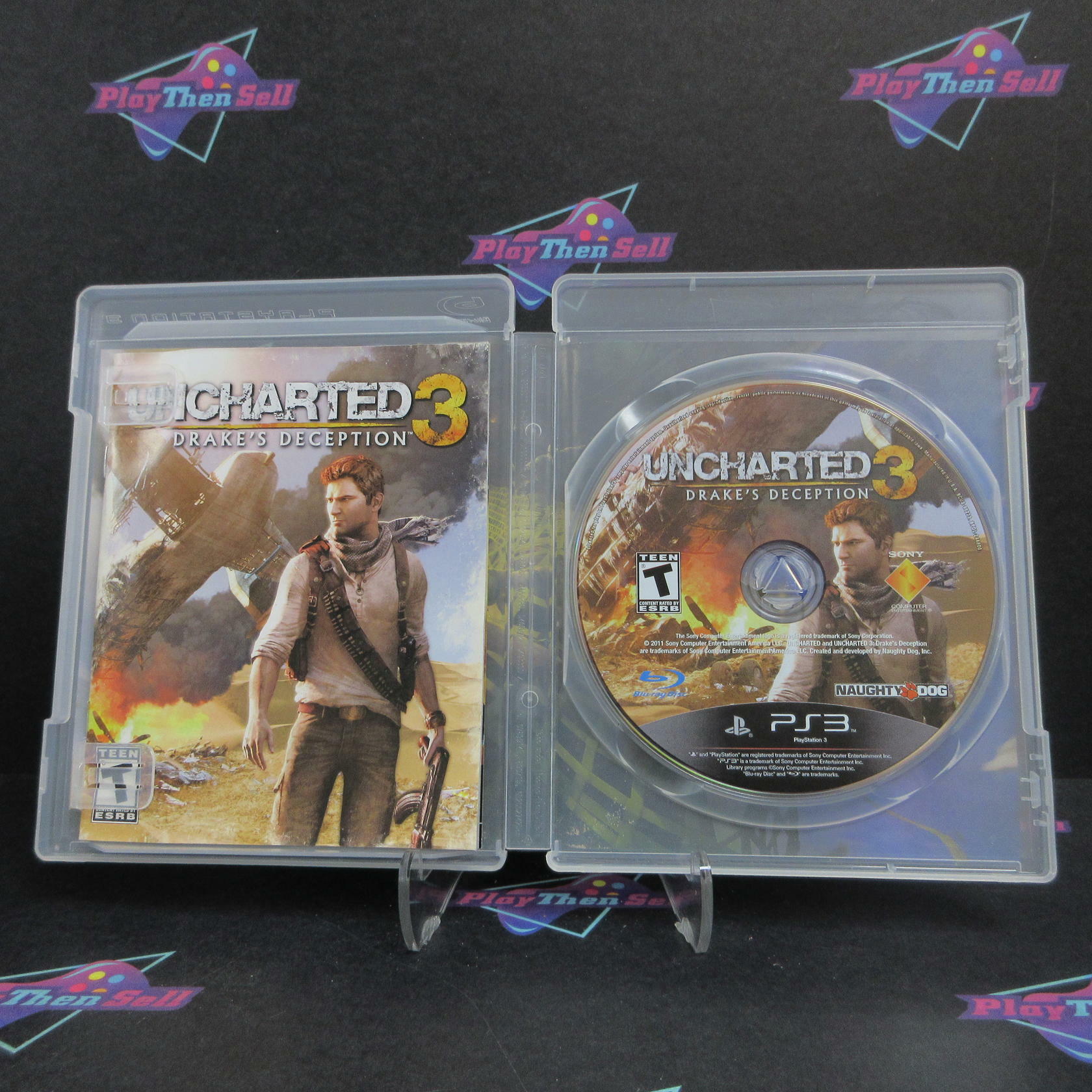Uncharted 3 Drake's Deception PS3 PlayStation 3 Complete - Very Good