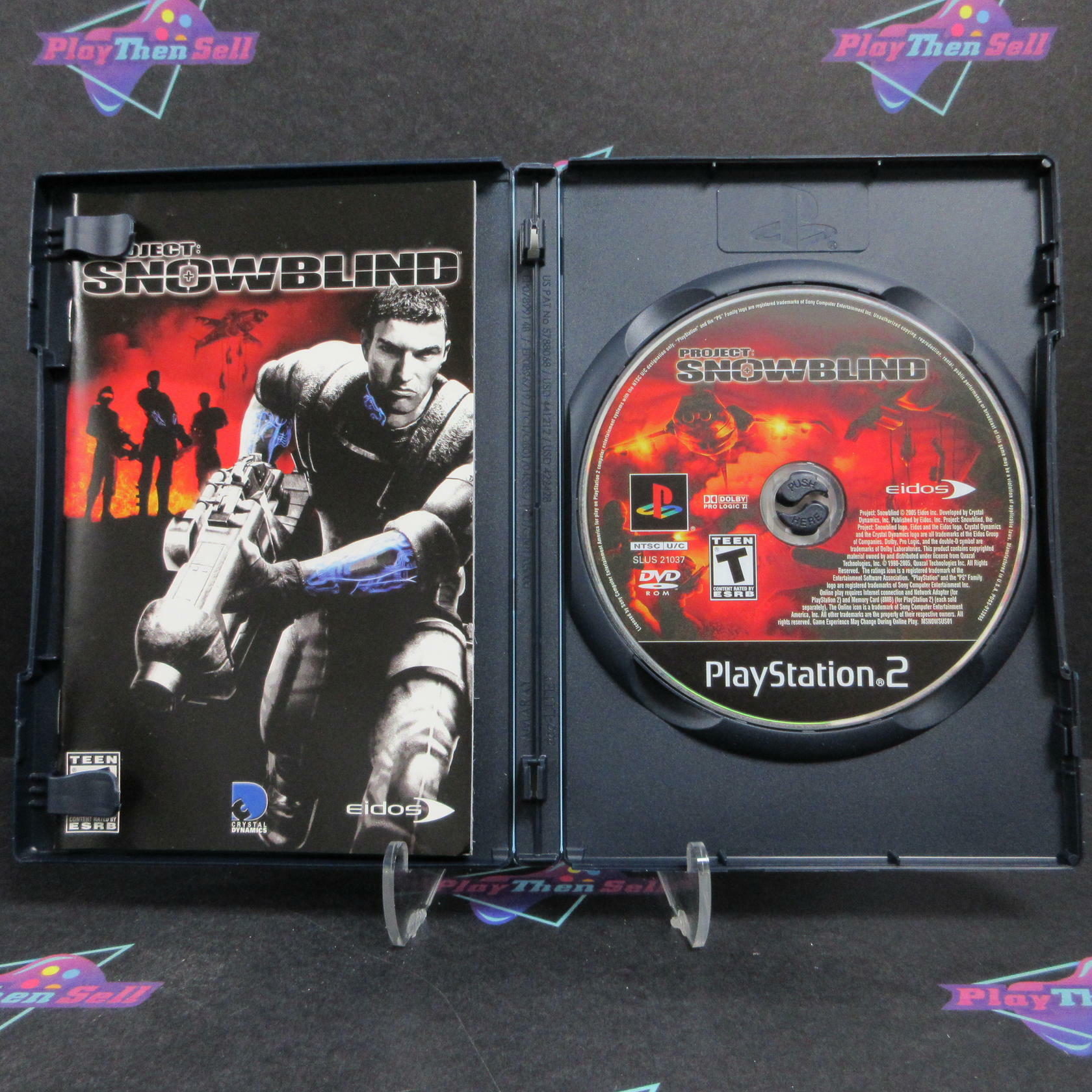 Project Snowblind PS2 PlayStation 2 + Reg Card Complete - Excellent