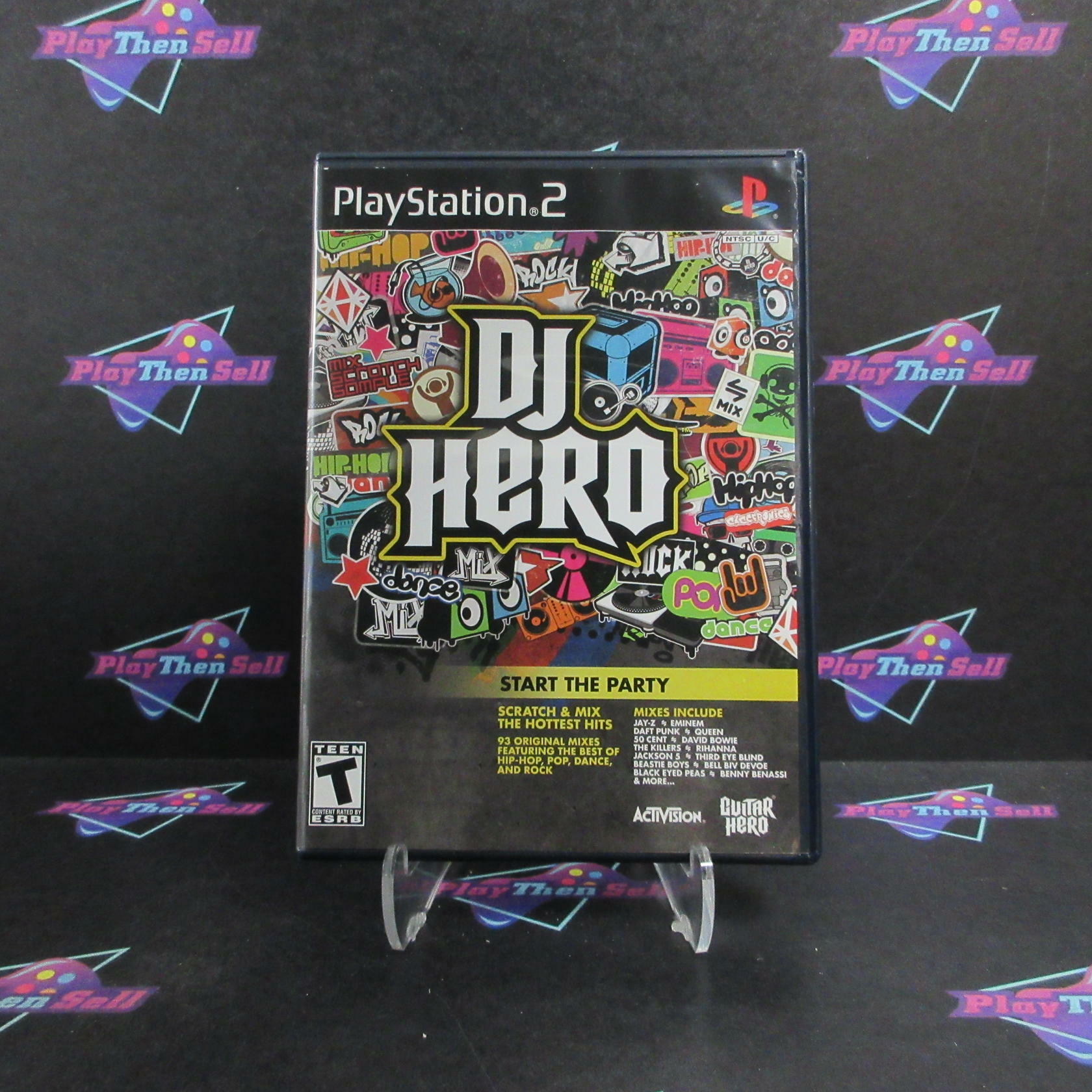 DJ Hero PS2 PlayStation 2 Complete - Excellent