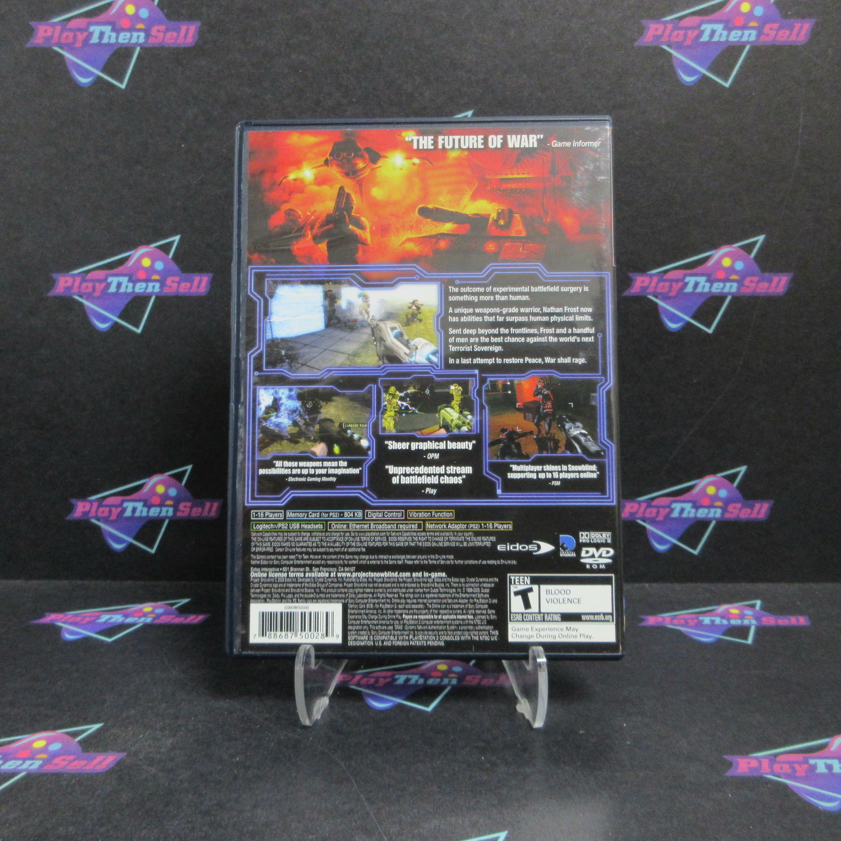 Project Snowblind PS2 PlayStation 2 + Reg Card Complete - Excellent