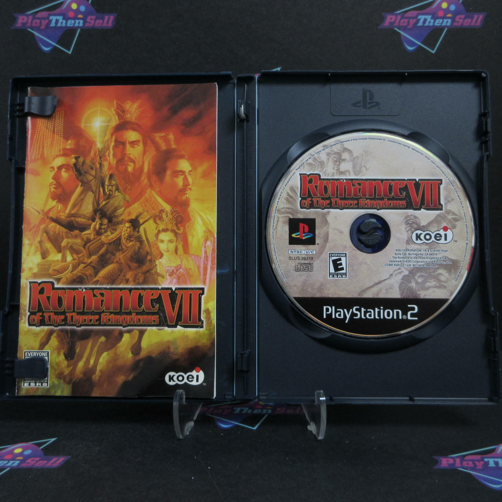 Romance of the Three Kingdoms VII PS2 PlayStation 2 + Reg Complete - Excellent