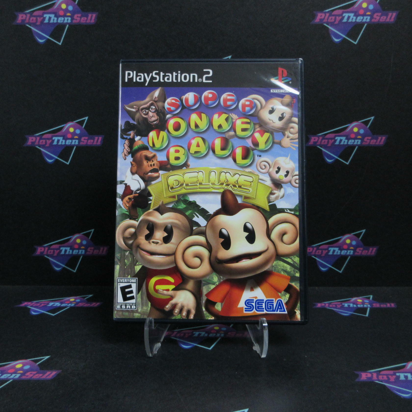 Super Monkey Ball Deluxe PS2 PlayStation 2 + Reg Card Complete - Excellent